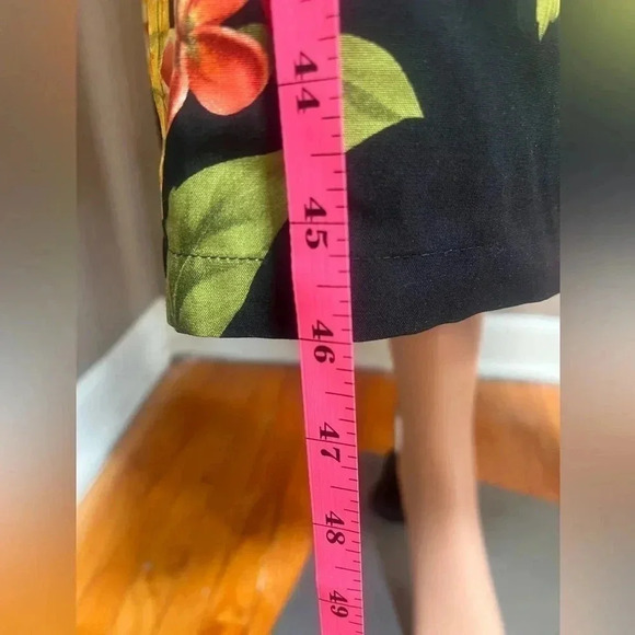 Hilo Hattie The Hawaiian Original Floral Fruit Pineapple Sleeveless Dress Medium - Picture 4 of 8